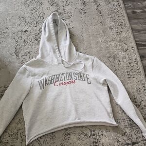 Washington State Cropped Hoodie
